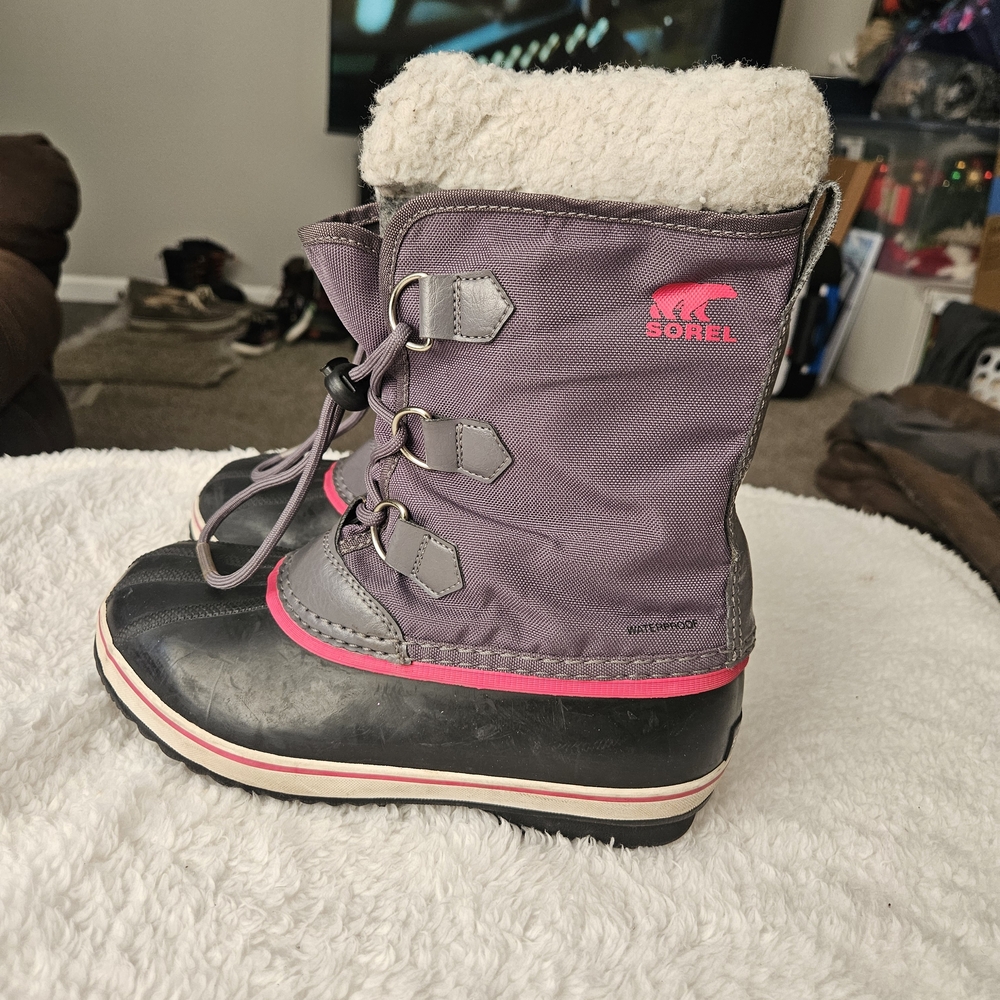 Sorel Kids Winter Boots - Purple and Black